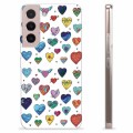 Custodia in TPU per Samsung Galaxy S22 5G - Cuori