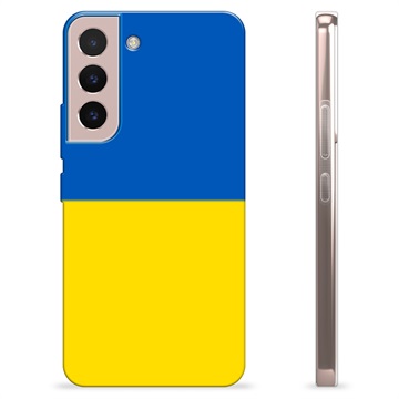 Custodia Samsung Galaxy S22 5G TPU Bandiera Ucraina - Giallo e Azzurro