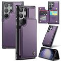 Custodia per Samsung Galaxy S22 Ultra 5G Caseme C22 Portafoglio RFID - Viola