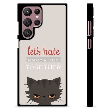 Samsung Galaxy S22 Ultra 5G Cover Protettiva - Gatto Arrabbiato