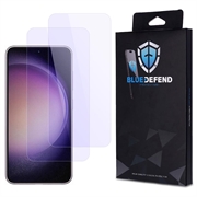 Protezione dello schermo in vetro temperato BlueDefend Anti-Blue Light per Samsung Galaxy S23 5G - 2 pz.