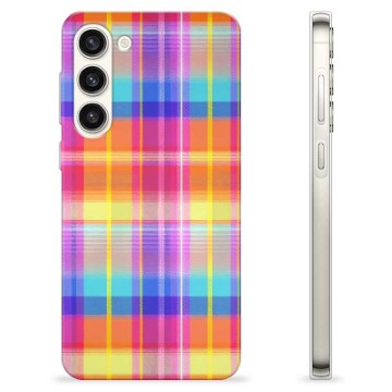 Samsung Galaxy S23+ 5G Custodia TPU - Camicia di Flanella