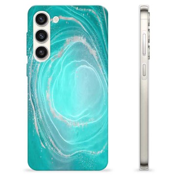 Samsung Galaxy S23+ 5G Custodia TPU - Vortice Turchese