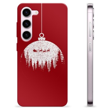 Samsung Galaxy S23 5G Custodia TPU - Pallina di Natale