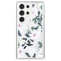 Custodia Samsung Galaxy S23 Ultra Fashion TPU - Fiori bianchi