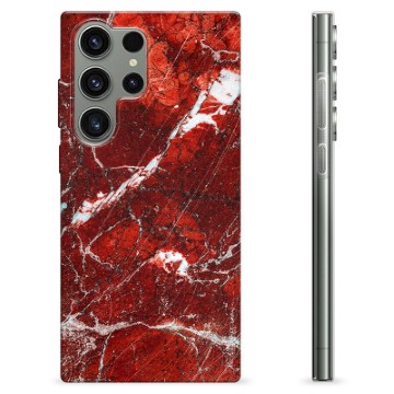 Samsung Galaxy S23 Ultra 5G Custodia TPU - Marmo Rosso