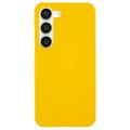 Custodia in Plastica Gommata per Samsung Galaxy S23+ 5G - Giallo