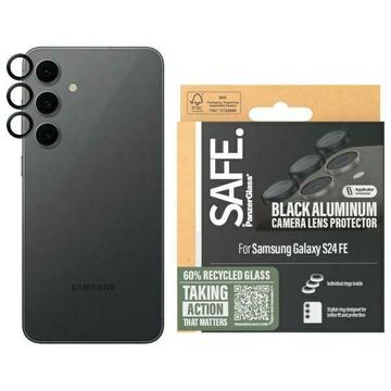 Protezione dell\'obiettivo della fotocamera Samsung Galaxy S24 FE PanzerGlass Safe - Alluminio nero