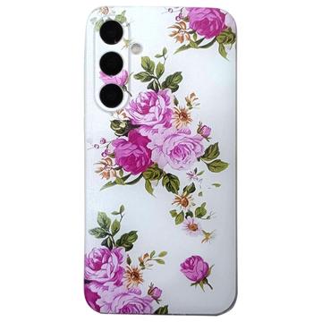 Custodia in TPU Stylish Ultra Sottile per Samsung Galaxy S24 FE - Rosa Fiore