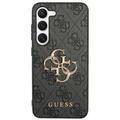 Custodia Ibrida Guess 4G Big Metal Logo per Samsung Galaxy S24 - Grigia