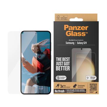 Proteggi Schermo PanzerGlass Ultra-Wide Fit EasyAligner per Samsung Galaxy S24 - Trasparente