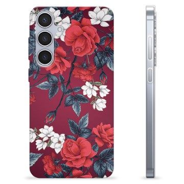 Samsung Galaxy S24+ Custodia TPU - Fiori Vintage