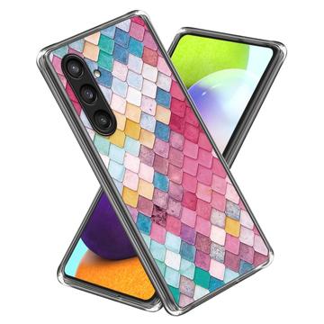 Custodia in TPU Stylish Ultra Sottile per Samsung Galaxy S24 - Rombo Arcobaleno