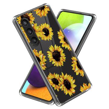 Custodia in TPU Stylish Ultra Sottile per Samsung Galaxy S24 - Girasoli