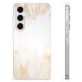 Samsung Galaxy S24 Custodia TPU - Marmo Perla Dorata