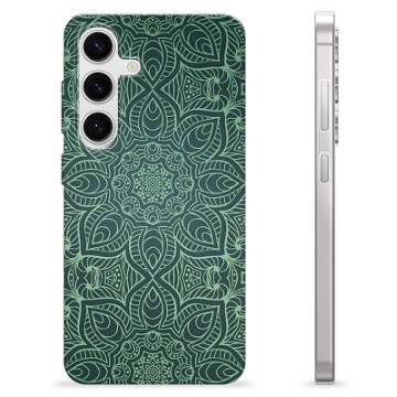 Samsung Galaxy S24 Custodia TPU - Mandala Verde