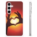 Samsung Galaxy S24 Custodia TPU - Siluetta del Cuore