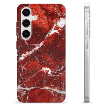 Samsung Galaxy S24 Custodia TPU - Marmo Rosso