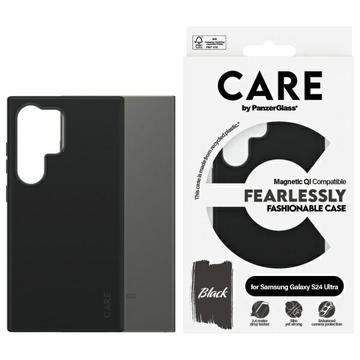 Custodia per Samsung Galaxy S24 Ultra PanzerGlass Care Fearlessly Fashionable - Compatibile con MagSafe - Nera