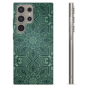 Samsung Galaxy S24 Ultra Custodia TPU - Mandala Verde