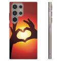 Samsung Galaxy S24 Ultra Custodia TPU - Siluetta del Cuore