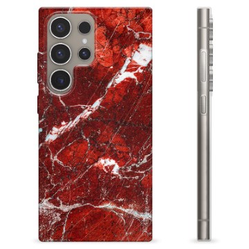 Samsung Galaxy S24 Ultra Custodia TPU - Marmo Rosso