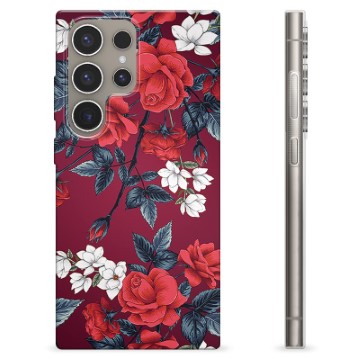 Samsung Galaxy S24 Ultra Custodia TPU - Fiori Vintage