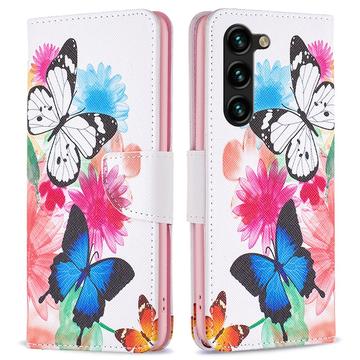 Custodia a Portafoglio Wonder Series per Samsung Galaxy S24+ - Farfalle