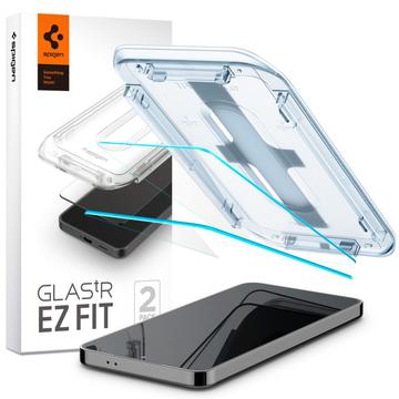 Proteggi Schermo in vetro temperato Spigen Glas.tR Ez Fit per Samsung Galaxy S24+ - 2 pezzi.