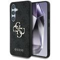 Custodia Ibrida Guess 4G Big Metal Logo per Samsung Galaxy S25 - Nera