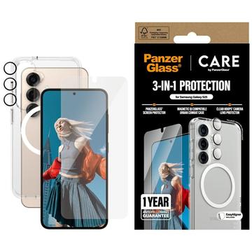 Samsung Galaxy S25 PanzerGlass Care Bundle Flagship 3-in-1 - trasparente