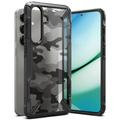 Custodia Ibrida Ringke Fusion X Design per Samsung Galaxy S25 - Camouflage