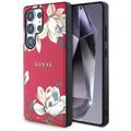 Custodia Samsung Galaxy S25 Ultra Guess Grained Printed Flower Pattern - Compatibile con MagSafe