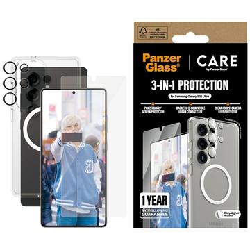 Samsung Galaxy S25 Ultra PanzerGlass Care Bundle Flagship 3-in-1 - trasparente