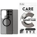 Custodia per Samsung Galaxy S25 Ultra PanzerGlass Care Smokey Urban Combat - Compatibile con MagSafe - Nero trasparente