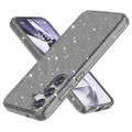 Custodia Ibrida Serie Stylish Glitter per Samsung Galaxy S25+