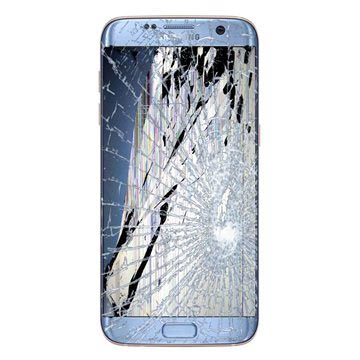 Riparazione del Display LCD e del Touch Screen del Samsung Galaxy S7 Edge (GH97-18533G) - Blu