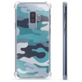 Custodia ibrida per Samsung Galaxy S9+ - Blu mimetico