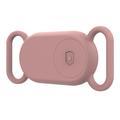 Custodia in silicone Samsung Galaxy SmartTag 2 per collare per animali domestici - rosa