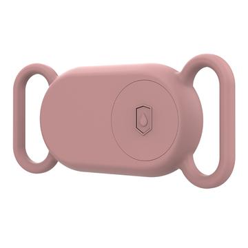 Custodia in silicone Samsung Galaxy SmartTag 2 per collare per animali domestici - rosa