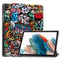 Custodia Smart Folio serie Tri-Fold per Samsung Galaxy Tab A9 - Graffiti