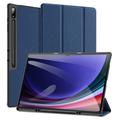 Custodia Smart Folio Tri-Fold Dux Ducis Domo per Samsung Galaxy Tab S10 Ultra - Blu