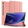 Custodia Smart Folio Tri-Fold Dux Ducis Domo per Samsung Galaxy Tab S10 Ultra - Rosa