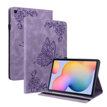 Custodia Folio serie Butterfly per Samsung Galaxy Tab S6 Lite 2020/2022/2024 - Viola