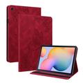 Custodia Folio serie Butterfly per Samsung Galaxy Tab S6 Lite 2020/2022/2024 - Rossa