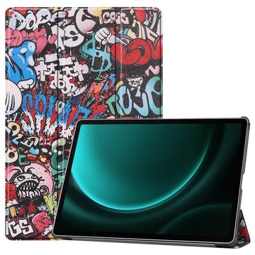 Custodia Smart Folio serie Tri-Fold per Samsung Galaxy Tab S9 FE+ - Graffiti