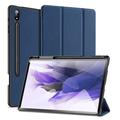 Custodia Smart Folio Tri-Fold Dux Ducis Domo per Samsung Galaxy Tab S9+ - Blu