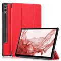 Custodia Smart Folio serie Tri-Fold per Samsung Galaxy Tab S9+ - Rossa