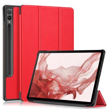 Custodia Smart Folio serie Tri-Fold per Samsung Galaxy Tab S9+ - Rossa