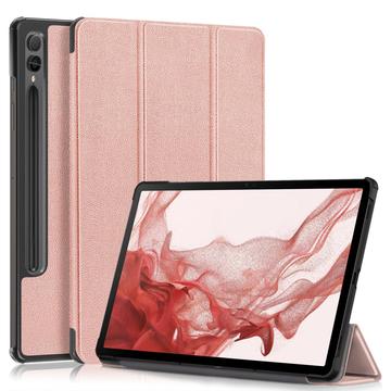 Custodia Smart Folio serie Tri-Fold per Samsung Galaxy Tab S9+ - Rosa Oro